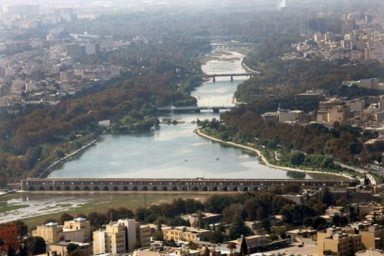Location of Si-o-Se Pol in Isfahan
